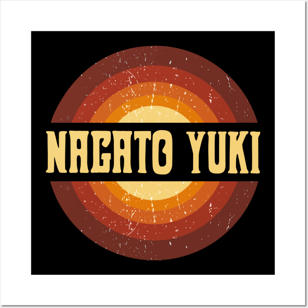 Vintage Proud Name Yuki Anime Gifts Circle Wall Art by Amir Dorsman Tribal